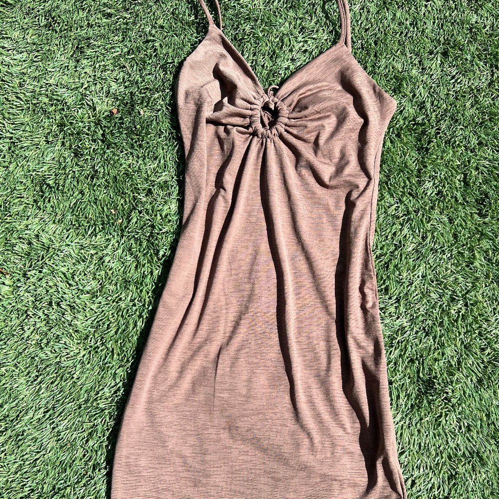 Brown Bodycon Dress